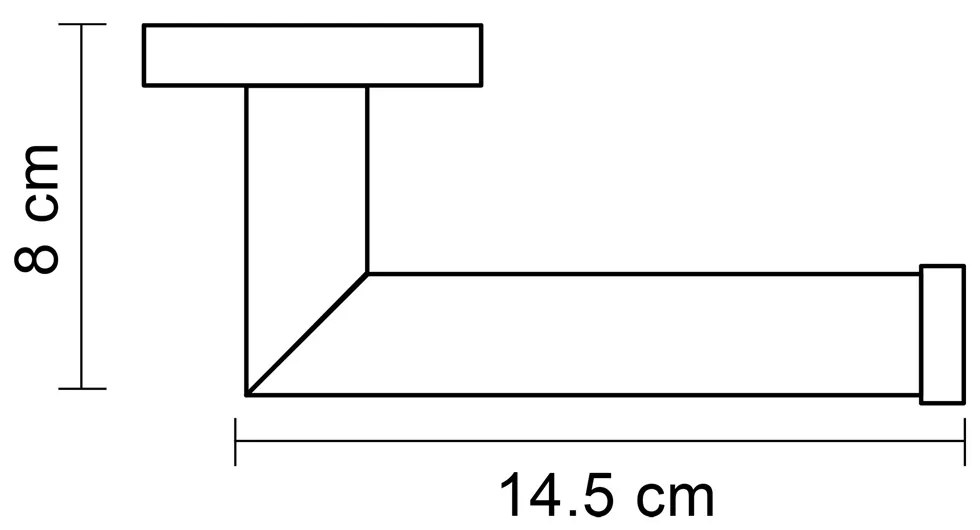 Differnz toiletrolhouder chroom