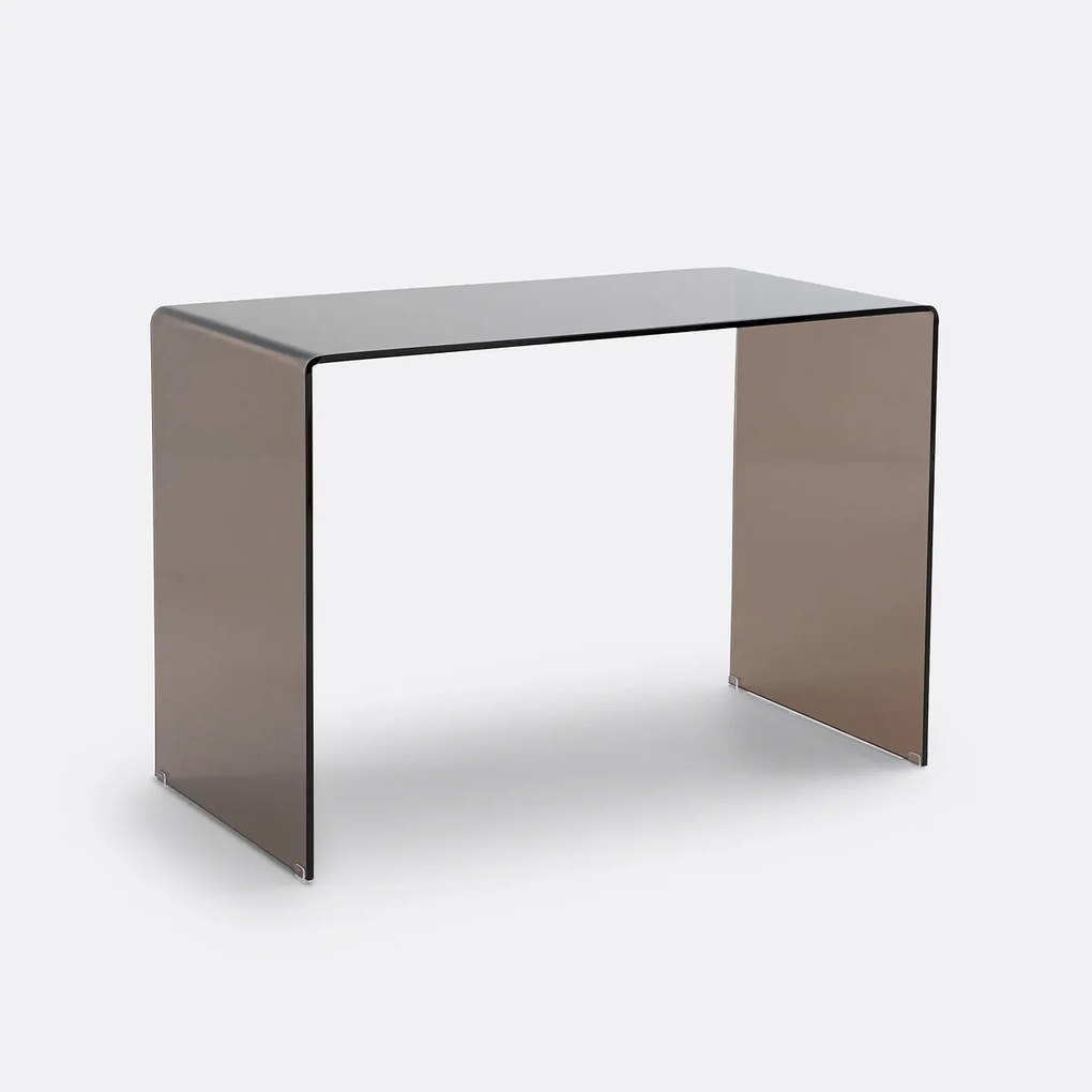 Consolebureau van gehard glas Joan