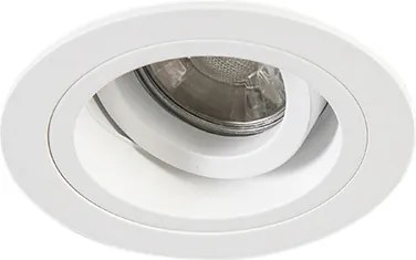Smart inbouwspot wit rond kantelbaar incl. Wifi GU10 - Chuck