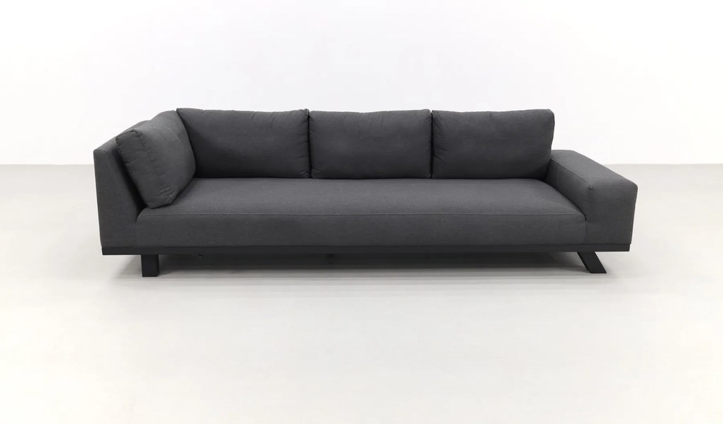 Barcelona/Cuba Sunbrella loungeset - Sooty - 3-delig OP=OP