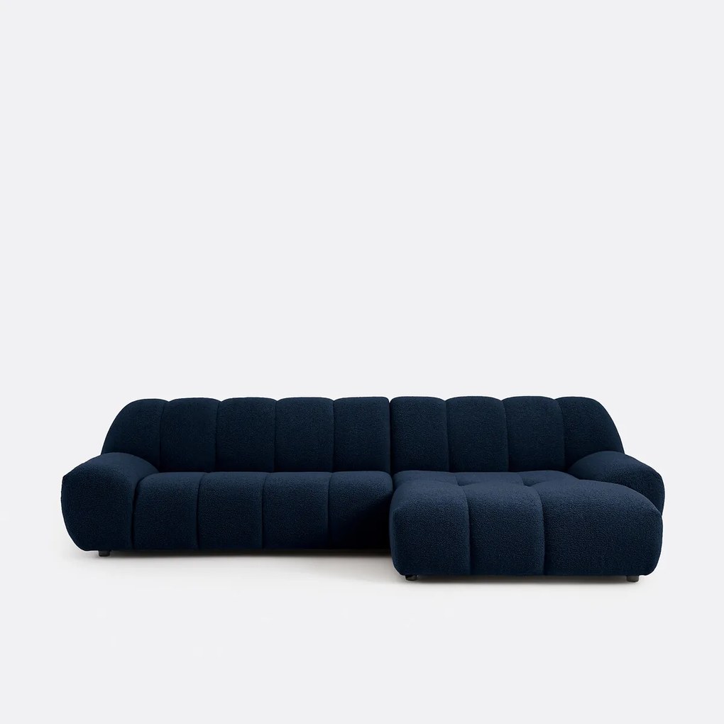 Rechthoekige bank, dikke badstof, Nuria