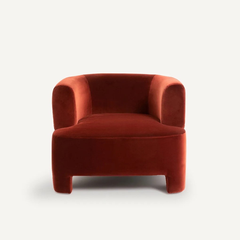 Fauteuil in fluweel, Darrel