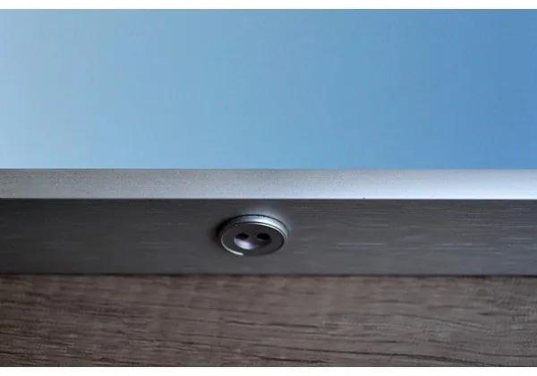 Sanicare Qmirrors LED Spiegel met Cool White Leds 85cm Sensor schakelaar 2 x verticale strook omlijsting chroom LC2.70085C