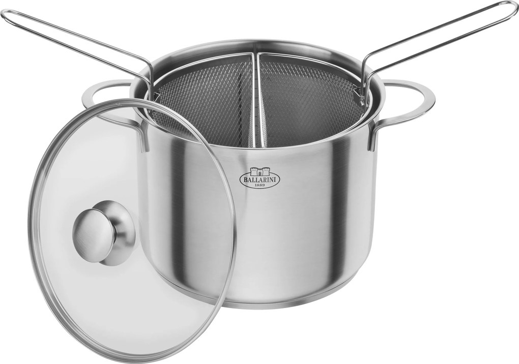 BALLARINI Ancona Asperge- en pastapan 24 cm / 8 l - Ancona - BALLARINI