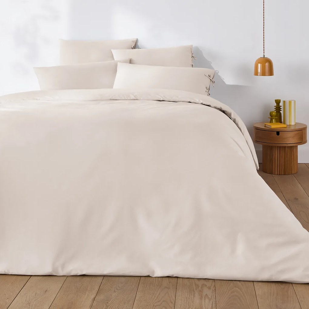 Effen kussensloop te strikken in katoen , Scenario