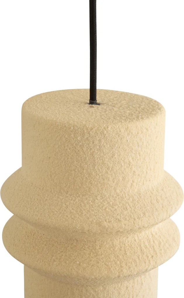 Retro hanglamp beige 3-lichts - Monti