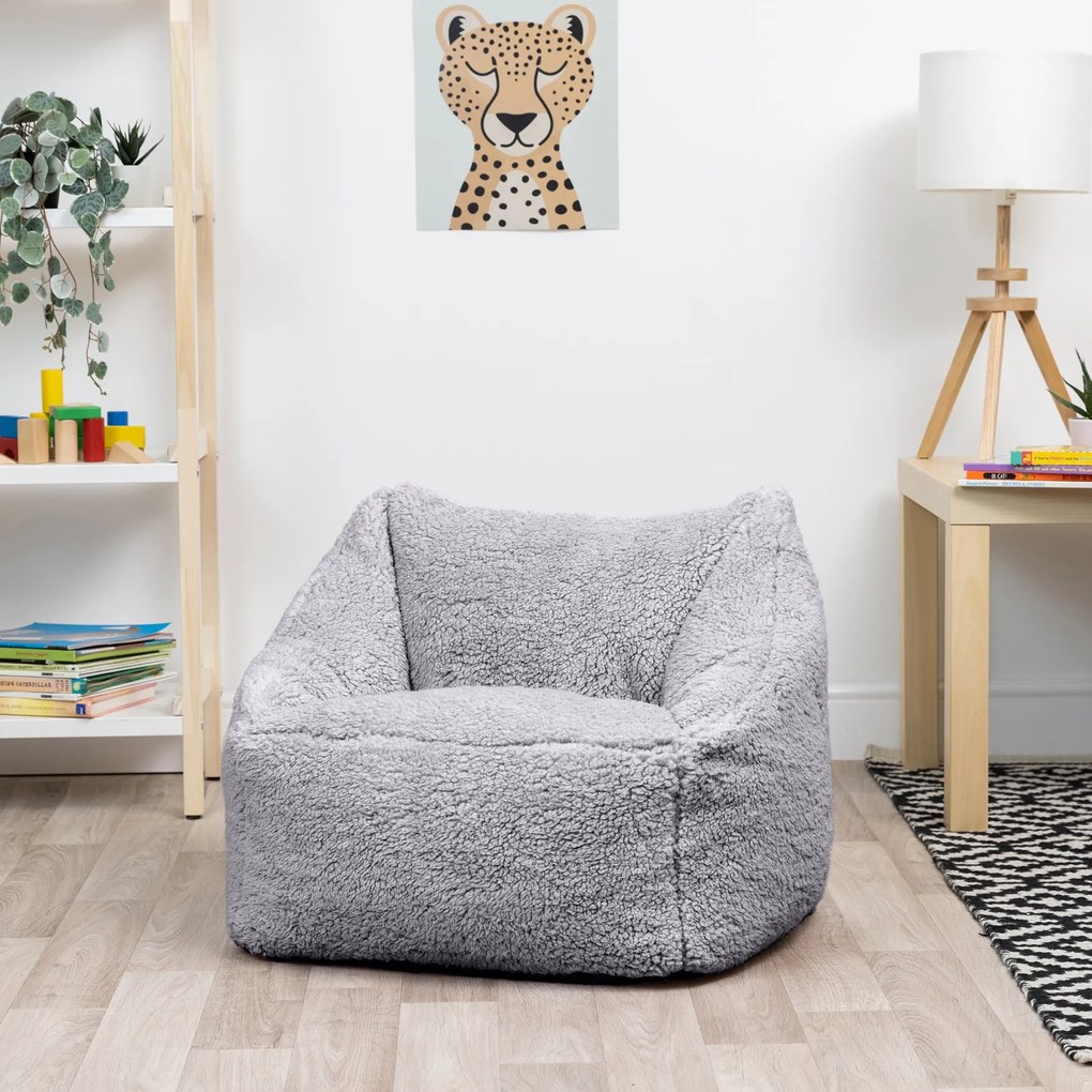 Teddy Zitzakstoel Kids - Grijs