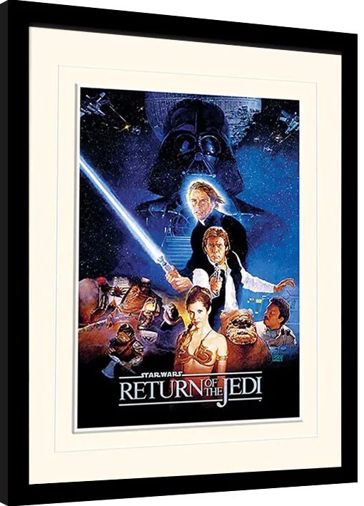 Ingelijste poster Star Wars: Return of the Jedi - One Sheet