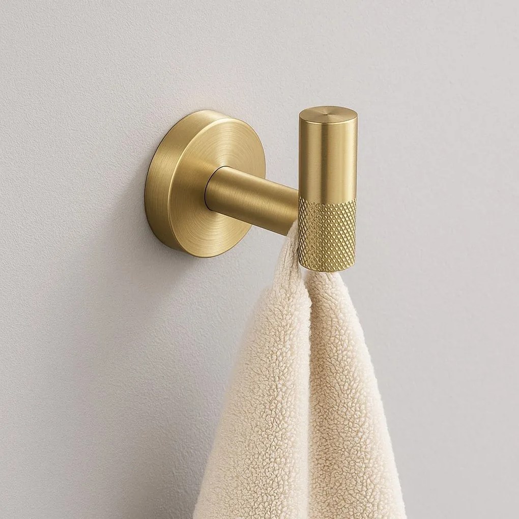 Badkamerhanger 6606 Modern Brush Gold