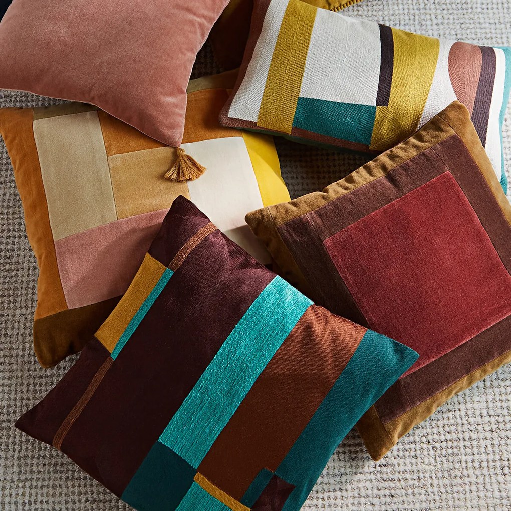 Kussenhoes in fluweel 40x40 cm, Ailina