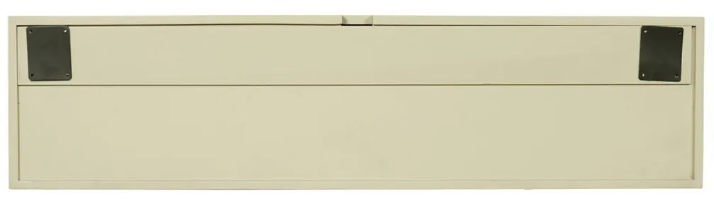 Starfurn Madison Sand Beige Tv-meubel Hangend Ribbels 120 Cm - 120x35x30cm.