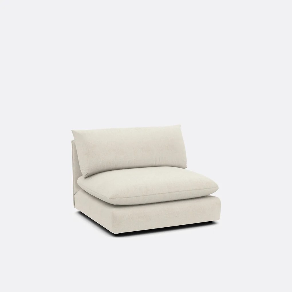 Zetelelement voor modulaire bank, in polyester, MALO