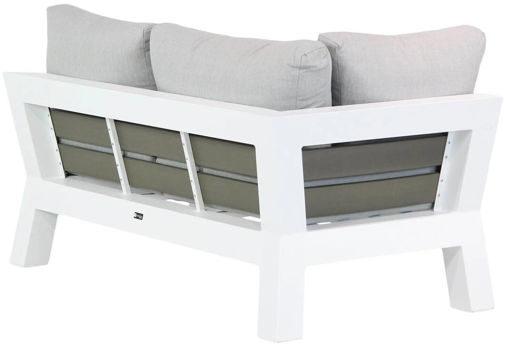 Hoek loungeset 6 personen Aluminium Wit  Santika Furniture Santika Yovita