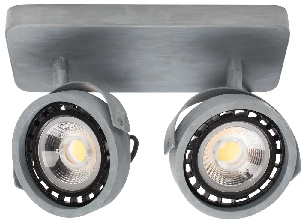 Zuiver Dice-2 DTW Dubbele LED Spot Grijs