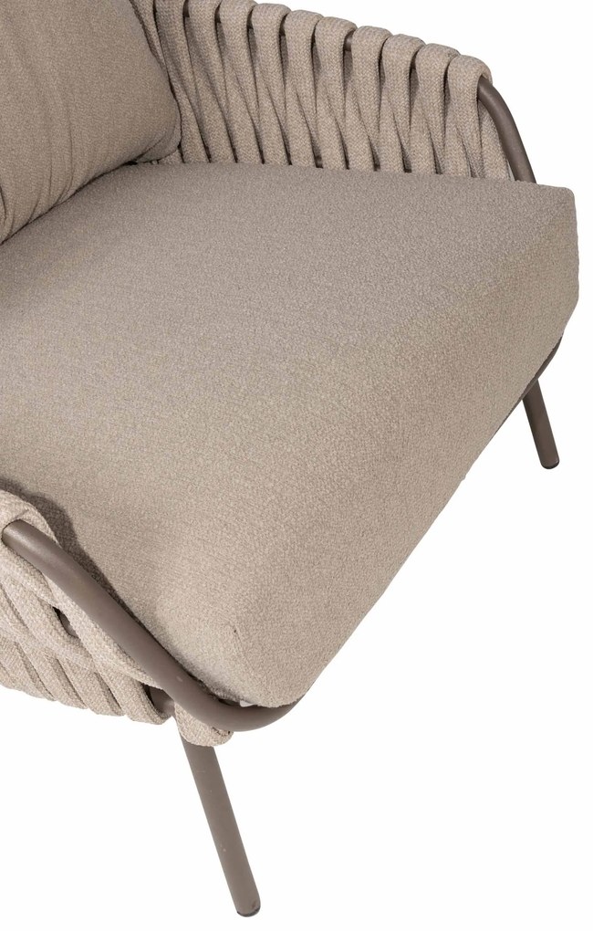 4 Seasons Outdoor Montera loungestoel terre SALE Loungestoel   bruin weerbestendig