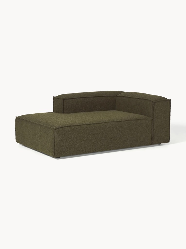 Bouclé hoekbankmodule Lennon