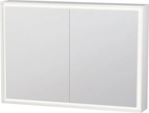 Duravit L-Cube spiegelkast m. 2 deuren met LED verlichting 100x70x15.4cm m. sensorschakelaar LC755200000