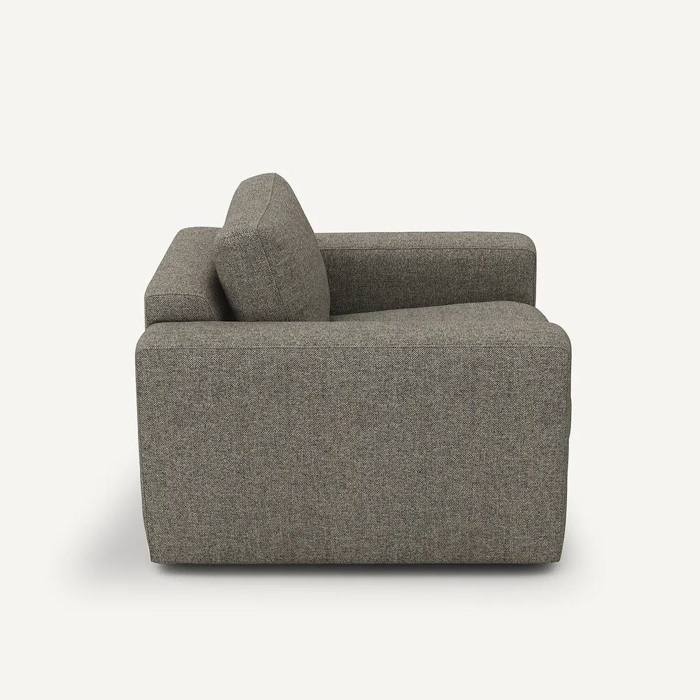 Fauteuil in tweed, Skander