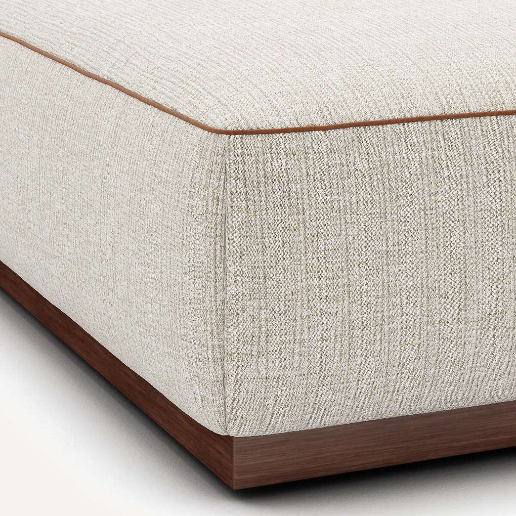 Voetensteun in gevlekt canvas, JACOPO