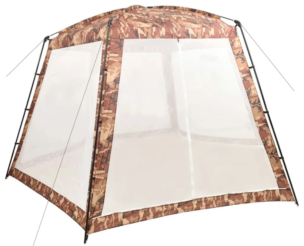 vidaXL Zwembadtent 500x433x250 cm stof camouflage