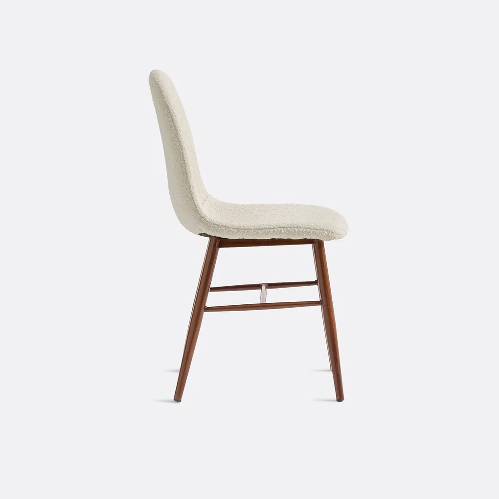 Stoel met badstof bekleding, Polina