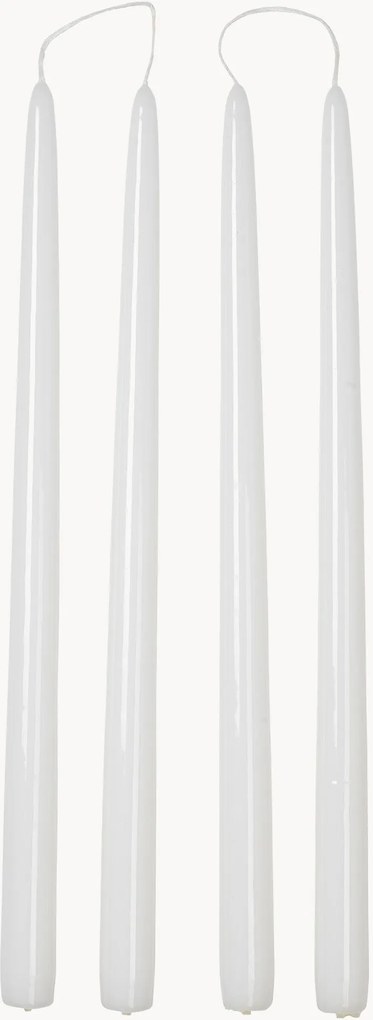 Handgemaakte dinerkaarsen Smooth, 4-delig