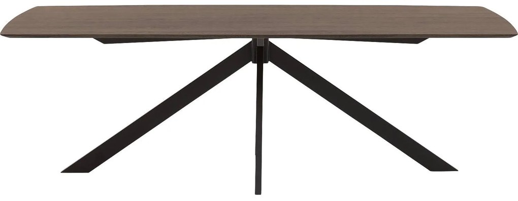 Goossens Excellent Eettafel Uniek, Semi rechthoekig 240 x 100 cm