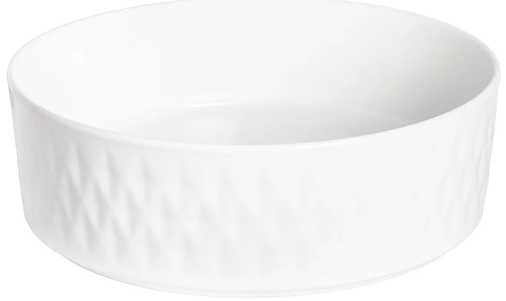 Kerra KR704 waskom rond glans wit 36x36x12cm