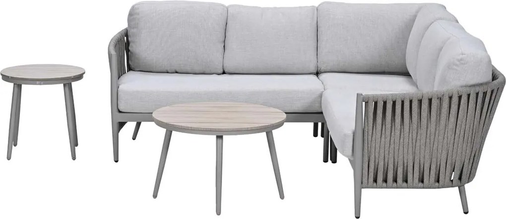 Garden Impressions Devin loungeset hoek 5-delig - Lucas loungetafels