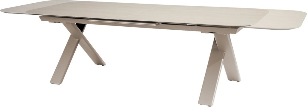 Ravi uitschuifbare dining tuintafel keramiek 240-310x105xH75 cm latte Taste 4SO