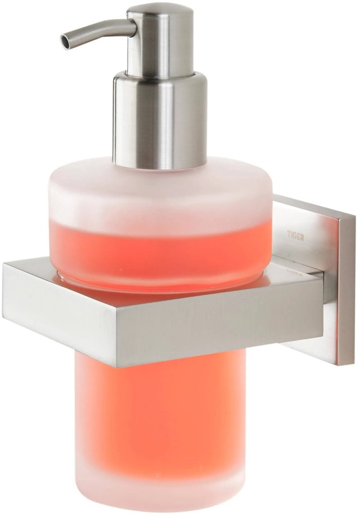 Tiger Items Zeepdispenser 8x10,4x16,6 cm RVS Geborsteld