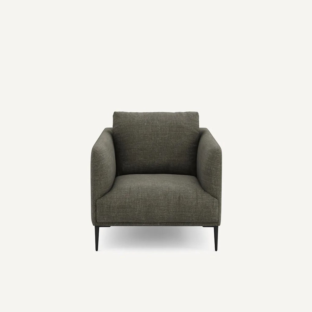 Katoenen en linnen fauteuil, Oscar, ontwerp Emmanuel Gallina