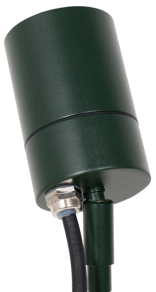 Buitenlamp Prikspot donker groen verstelbaar IP44 - Solo Modern GU10 IP44 Buitenverlichting rond