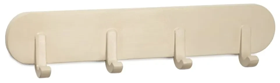 KidsDepot Kapstok Xavy 51x5,5x9 cm hout gebroken wit