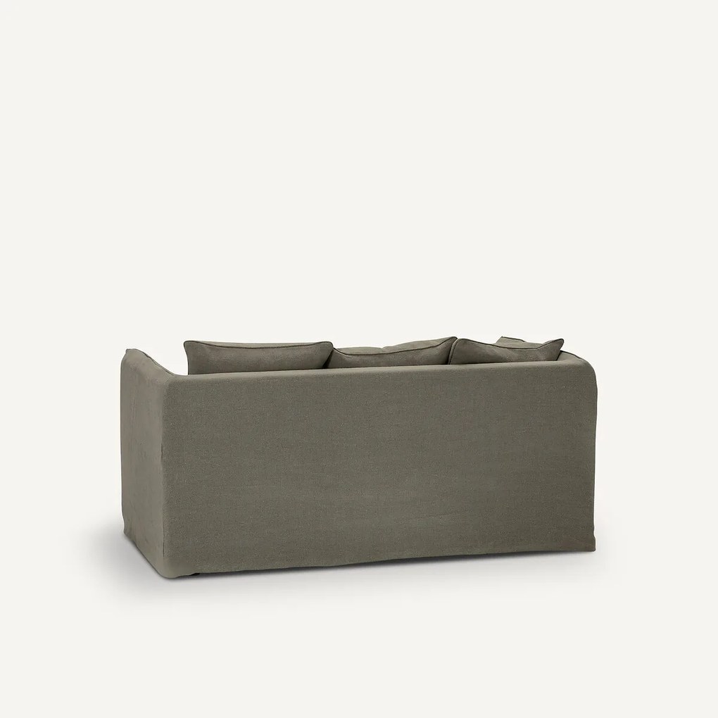 2-zitsbank in stonewashed linnen, Néo Chiquito