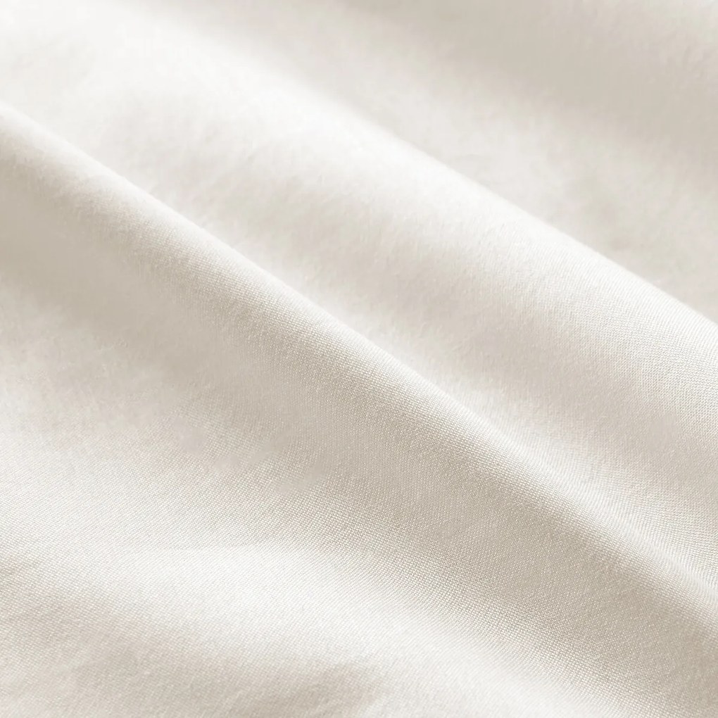 Effen katoenen satijnen laken, 153 draden, Opale