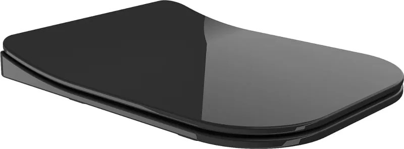 Mexen Teo zacht sluitende slim bril, duroplast, zwart glans - 39851085