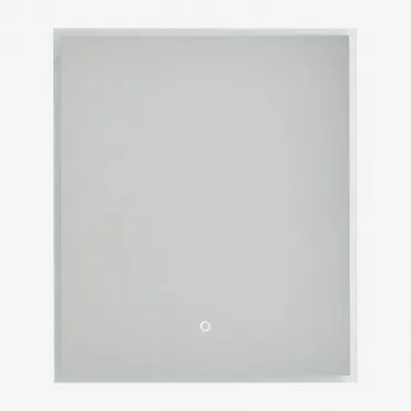 Rechthoekige Badkamerspiegel Met Led-licht En Anti-condens Tamsin ↔︎ 60 Cm - Sklum