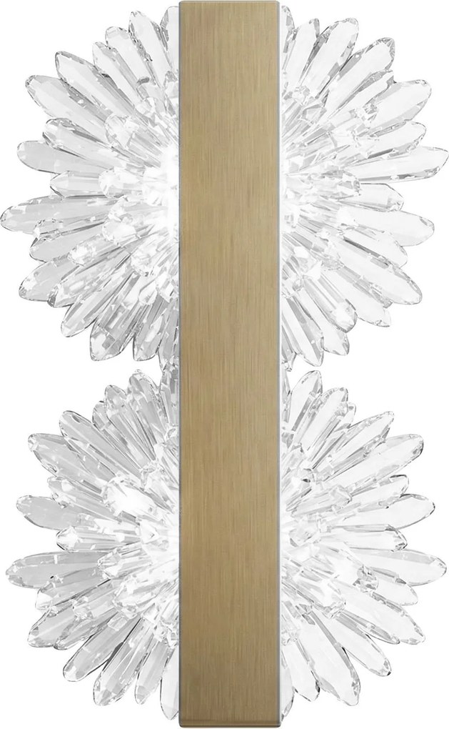 LED-WANDLAMP G147-2W GOLD BRUSH