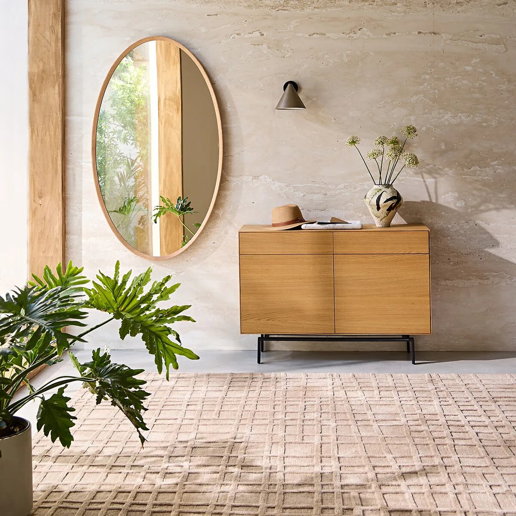 Halmeubel, schoenenkast, Oreko