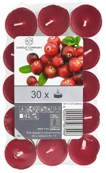 Geurtheelichten - cranberry - 30 stuks
