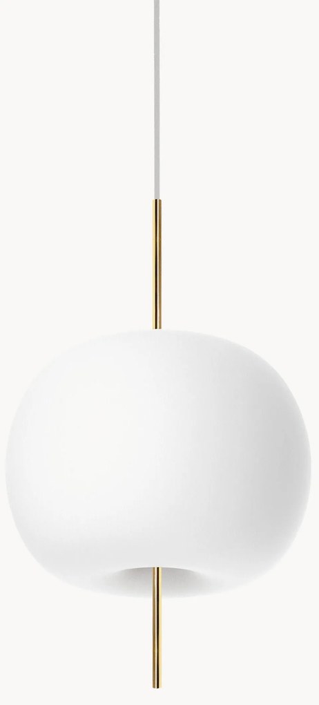 Hanglamp Kushi, mondgeblazen