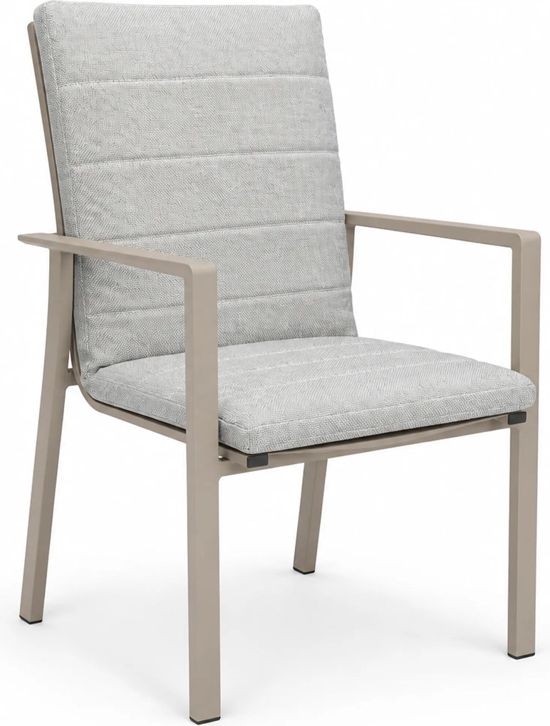 Tuinstoel Aluminium Zand/Beige Lifestyle Garden Furniture Timo  loft/soft grey