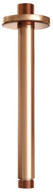 Brauer Copper Edition complete inbouw regendouche met staafhanddouche, plafondarm en hoofddouche 20cm set 5 koper geborsteld PVD