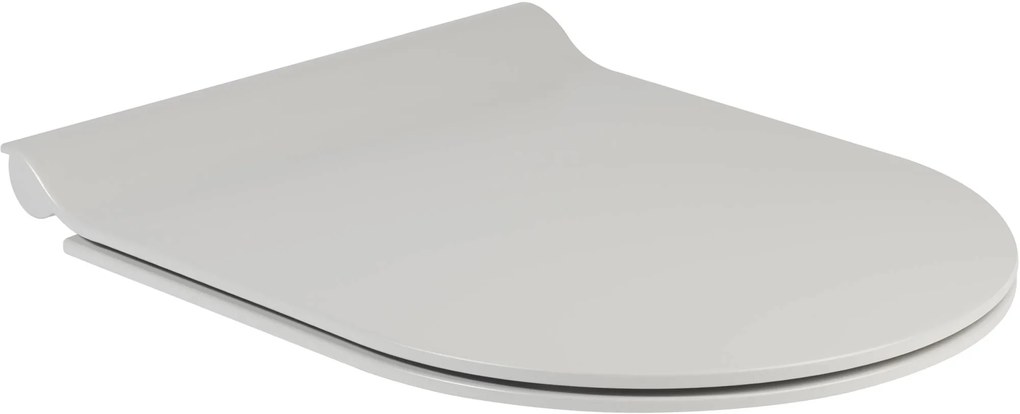 Ben Slim toiletbril met softclose en quickrelease cement grijs