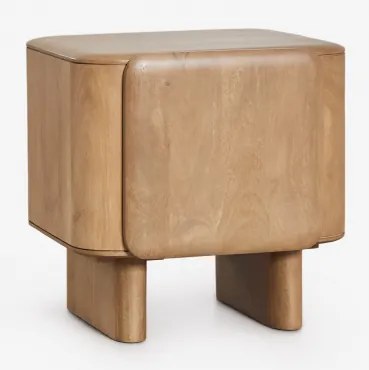 Pack Van 2 Rechthoekige Nachtkastjes 50x45 Cm Van Mangohout Miller Mangohout - Sklum