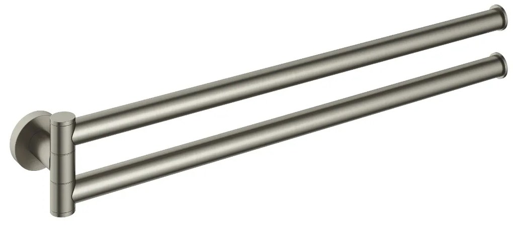 Hotbath &More handdoekhouder draaibaar geborsteld nikkel