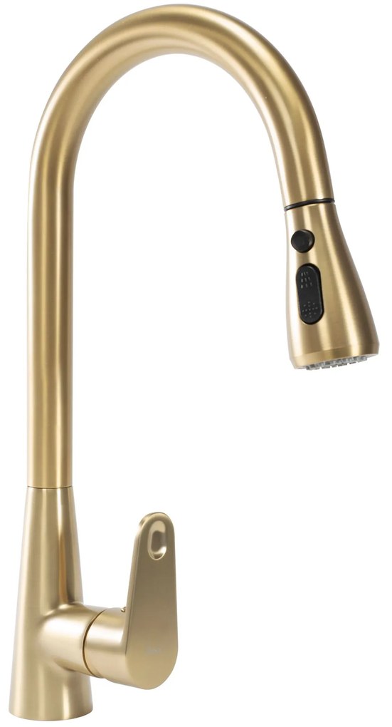 Keukenkraan Rea Mild gold Brush