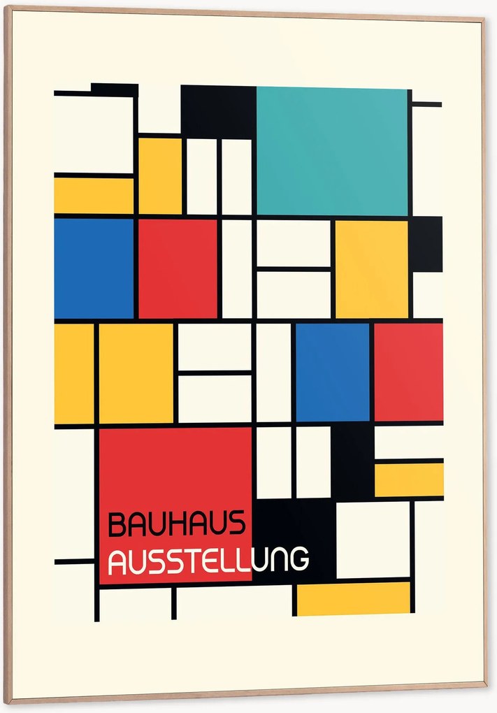 Ingelijste digitale print Bauhaus
