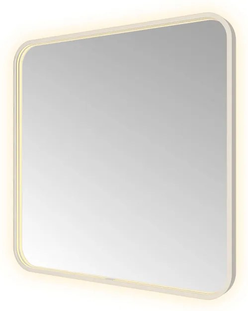 Hotbath &MORE Spiegel direct en indirect LED spiegelverwarming color changing dimbaar met afstandsbediening RVS 316 SSQ80IX